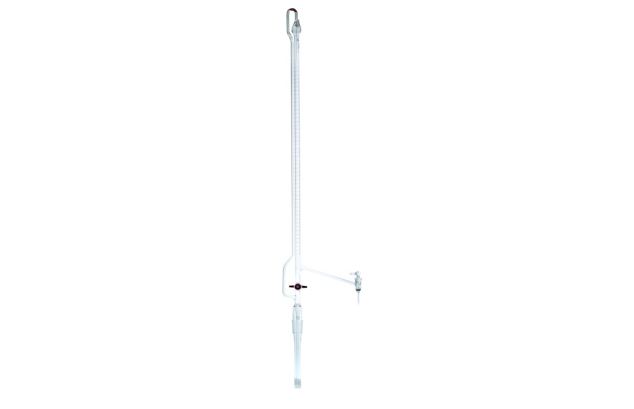 Automatic Buret, Clear, PTFE Key, without Reservoir