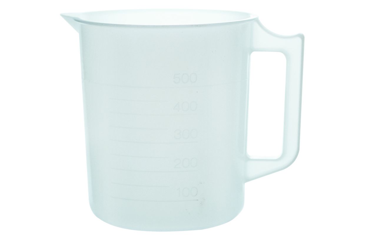 Beaker with Handle, Polyethylene (PE), with Graduation
